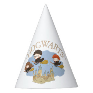 Gorro De Fiesta HARRY POTTER™, Hermione, y Ron vuelan sobre HOGWAR
