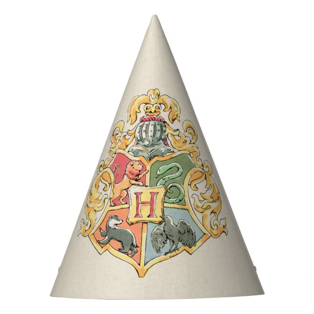 Gorro De Fiesta Harry Potter Hogwarts Crest Primer Cumpleaños (Anverso)