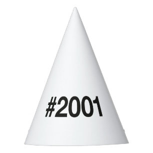 Gorro De Fiesta Hashtag 24 Aniversario de cumpleaños de 2001