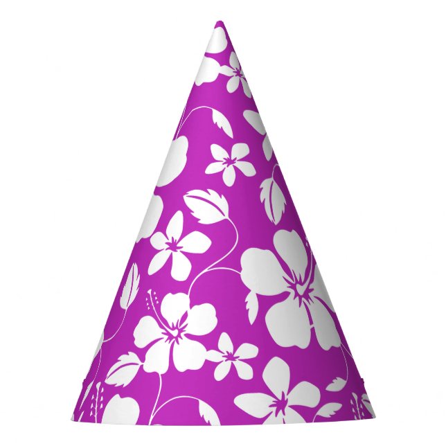 GORRO DE FIESTA HAWAIIAN HULA (HIBISCUS) BERRY (Anverso)