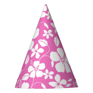 GORRO DE FIESTA HAWAIIAN HULA (HIBISCUS) PINK