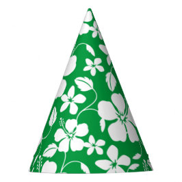 GORRO DE FIESTA HAWAIIAN HULA (HIBISCUS) VERDE