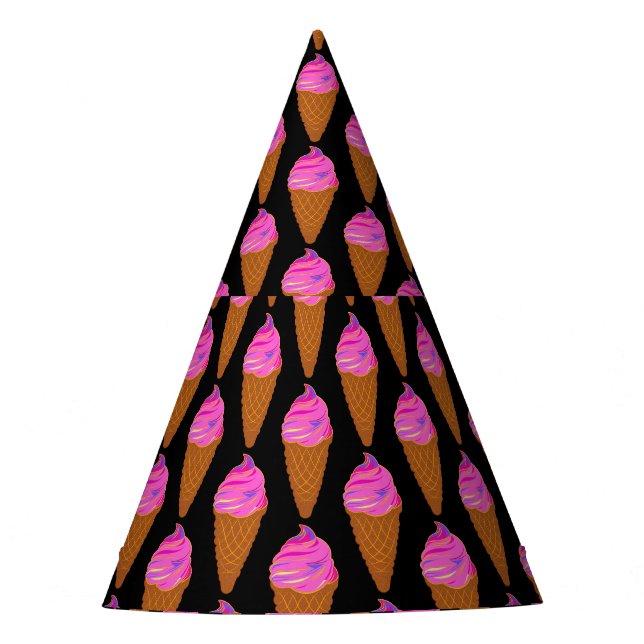 Gorro De Fiesta helado crema dulce eventos de cumpleaños (Anverso)