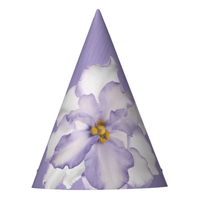 Gorro De Fiesta Hermosa orquídea lavanda (Anverso)