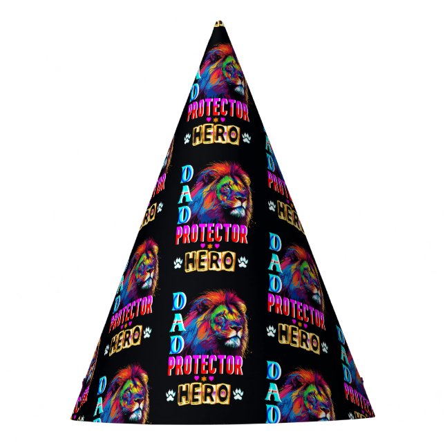 Gorro De Fiesta Héroe del protector de papá (Anverso)