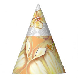 Gorro De Fiesta Hibiscus & lace YELLOW