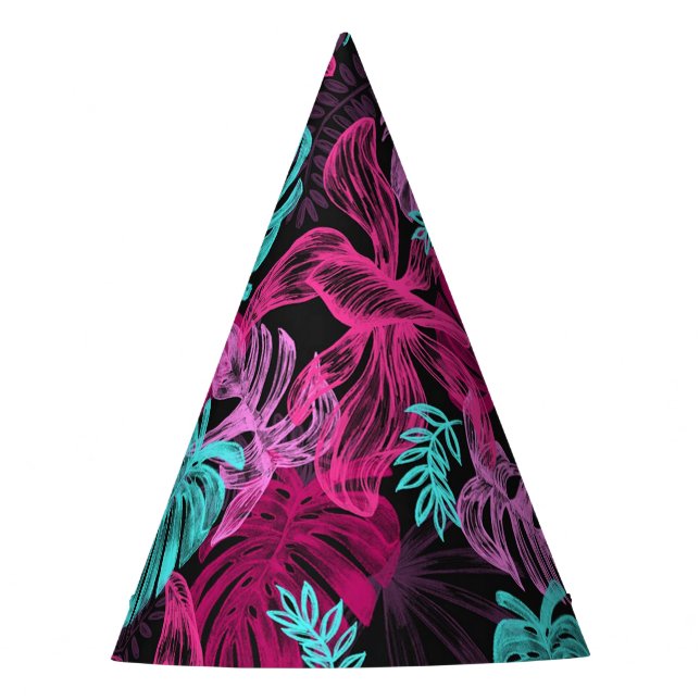 Gorro De Fiesta Hojas tropicales (Anverso)