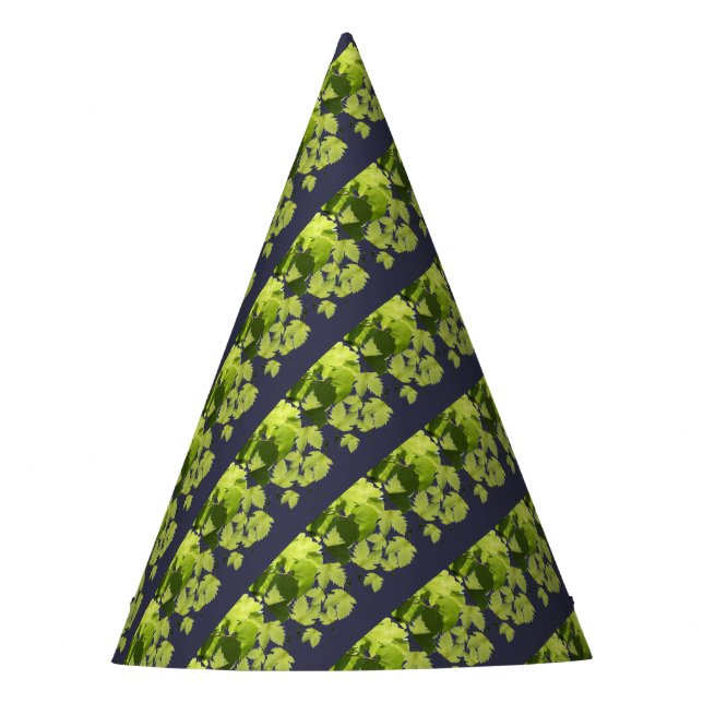 Gorro De Fiesta Hojas verdes de vid de uva (Anverso)
