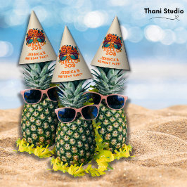 Gorro De Fiesta Hola 30 s Tropical Vintage Retro Aniversario