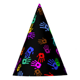 Gorro De Fiesta holiES - patrón de color manos 1 + tu trasero.