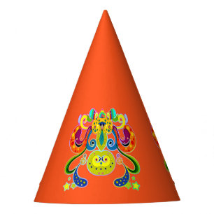 Gorro De Fiesta holiES - vaca sagrada y feliz abstracta + tus idea