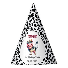 Gorro De Fiesta Holy Cow! 1st Birthday | Animal First Birthday 