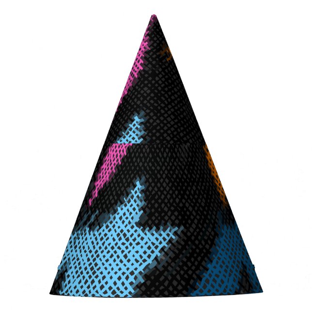 Gorro De Fiesta Houndstoth: imitación de lienzo áspero. (Anverso)