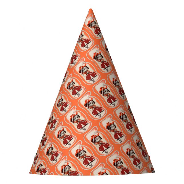 Gorro De Fiesta huella de perro vaquero (Anverso)
