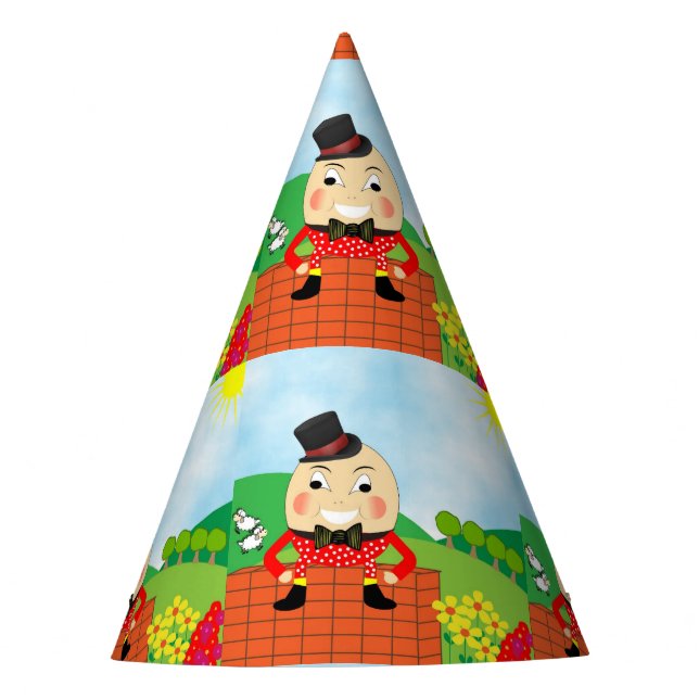 Gorro De Fiesta Humpty Dumpty Niños con Temas de Cumpleaños Fiesta (Anverso)