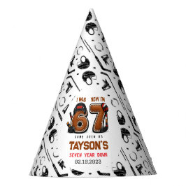 Gorro De Fiesta I Was 6, Now I’m 7 – Hockey 7th Birthday Party