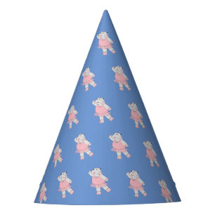 Gorro De Fiesta illusima Ballerina Hippo Blue
