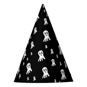 Gorro De Fiesta Ilustración espeluznante de fantasmas góticos