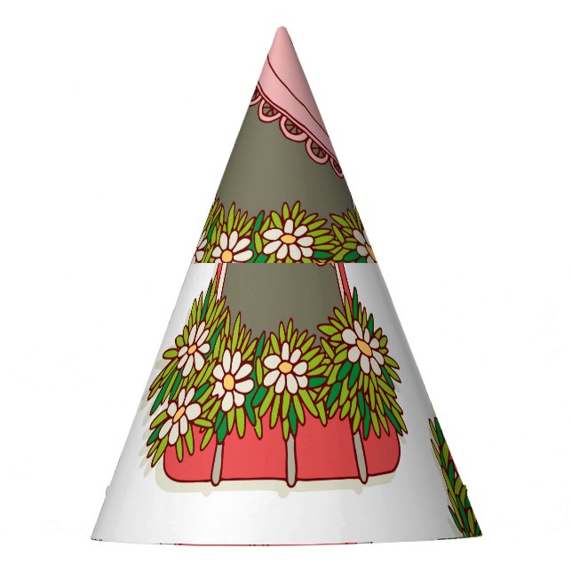 Gorro De Fiesta Ilustraciones con ventanas antiguas: artísticas. (Anverso)