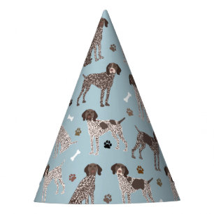 Gorro De Fiesta Impresión de hueso de perro puntero y de garra en 