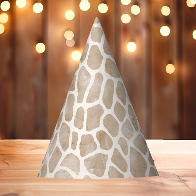 Gorro De Fiesta Impresión de la jirafa de animales salvajes de Saf (Subido por el creador)