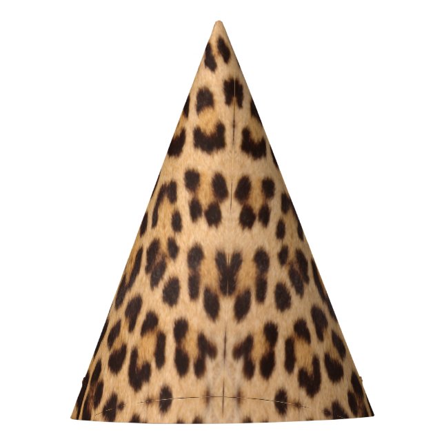 Gorro De Fiesta impresión de leopardo elegante y moderna fiesta de (Anverso)