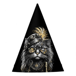 Gorro De Fiesta Impresionante gato steampunk