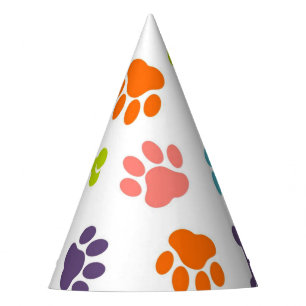 Gorro De Fiesta Impresiones de pintura de cachorro