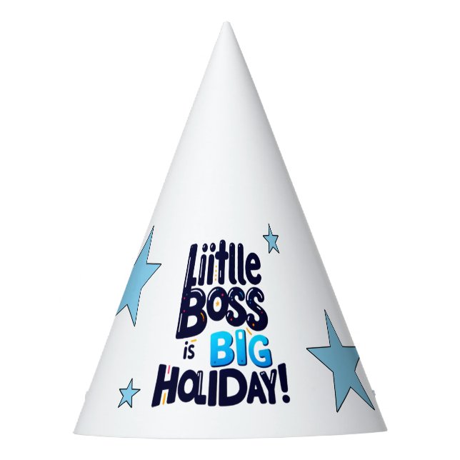 Gorro de fiesta infantil con inscripción divertida (Anverso)