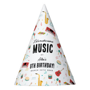 Gorro De Fiesta Instrumentos Musicales Tema Musical Fiesta de Cump