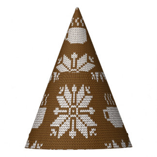 Gorro De Fiesta Invierno de punto: tazas de té decorativas