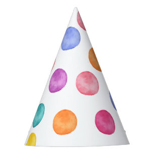 Gorro De Fiesta Invitación a la fiesta de cumpleaños de Polka Dot