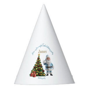 Gorro De Fiesta Invitación mágica de cumpleaños de Santa