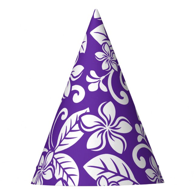 GORRO DE FIESTA ISLANDIA PLUMERIA (PURPLE) (Anverso)