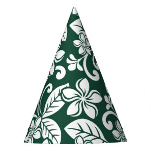 GORRO DE FIESTA ISLANDIA PLUMERIA (VERDE FORESTAL)