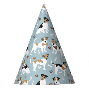 Gorro De Fiesta Jack Russell Terrier Paws and Bones