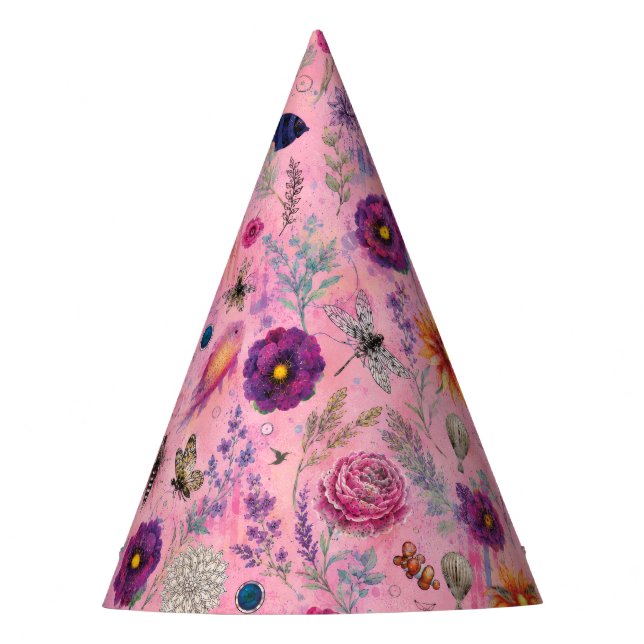 Gorro De Fiesta Jardín de Floración Caprichosa (Anverso)