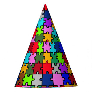 Gorro De Fiesta Jigsaw autista