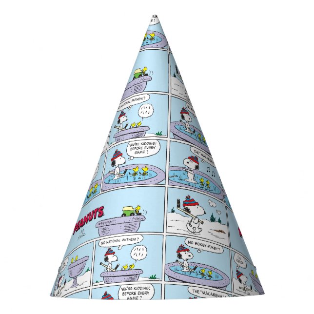 Gorro De Fiesta Juego de hockey Snoopy & Friends (Anverso)