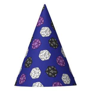Gorro De Fiesta Juegos DND de 20 lados Fiesta de cumpleaños para