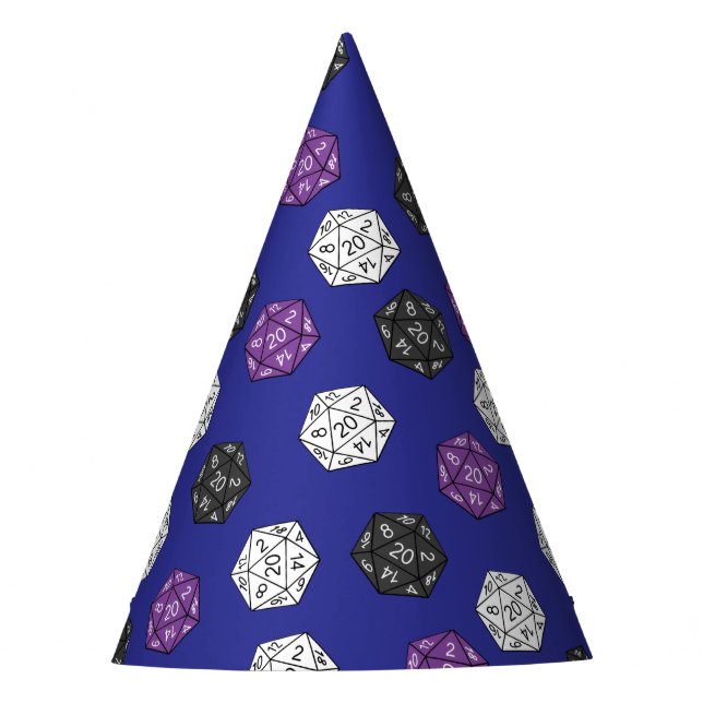 Gorro De Fiesta Juegos DND de 20 lados Fiesta de cumpleaños para n (Anverso)