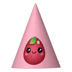 Gorro De Fiesta Kawaii Cranberry