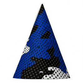 Gorro De Fiesta Kentucky Blue White Classic Camo Pattern