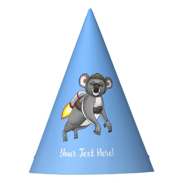 Gorro De Fiesta Koala Cohete (Anverso)