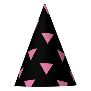 Gorro De Fiesta La bandera del triángulo rosa de SlipperyJoe's sím