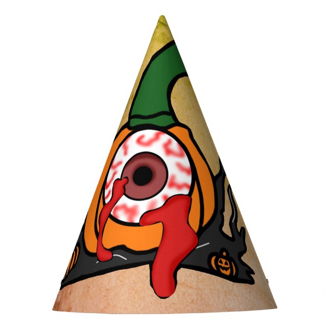 Gorro De Fiesta La Calabaza De Tiro Sangriento (Anverso)