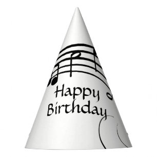 Gorro De Fiesta La música de lujo observa cumpleaños
