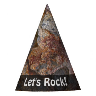 Gorro De Fiesta La naturaleza deja la piedra sucia de la geología