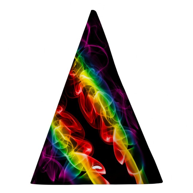 Gorro De Fiesta La pluma de energía de arcoíris de SlipperyJoe atr (Derecha)
