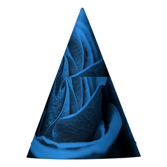 Gorro De Fiesta La rosa roja azul, macrobelleza. (Anverso)